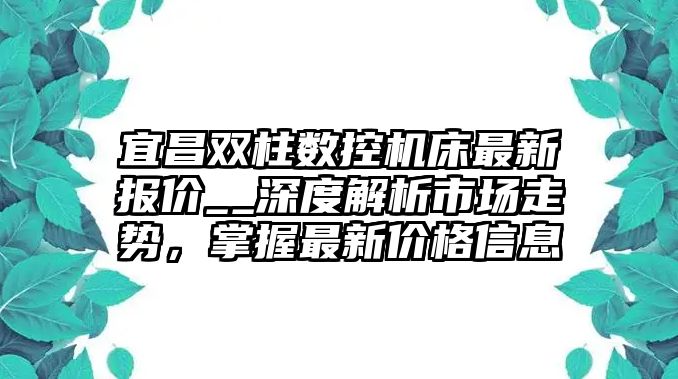 宜昌雙柱數控機床最新報價__深度解析市場走勢，掌握最新價格信息